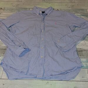 Ralph Lauren Plaid Button Down Shirt sz 15.5